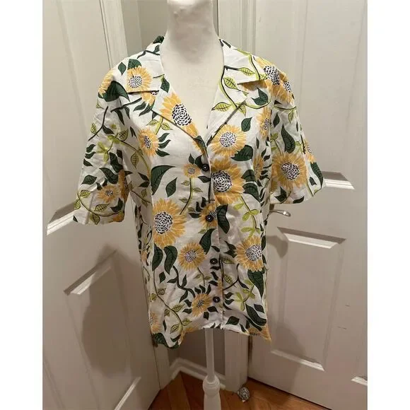 Barbour Tops Barbour Bloomfield Floral Short Sleeve Buttonup